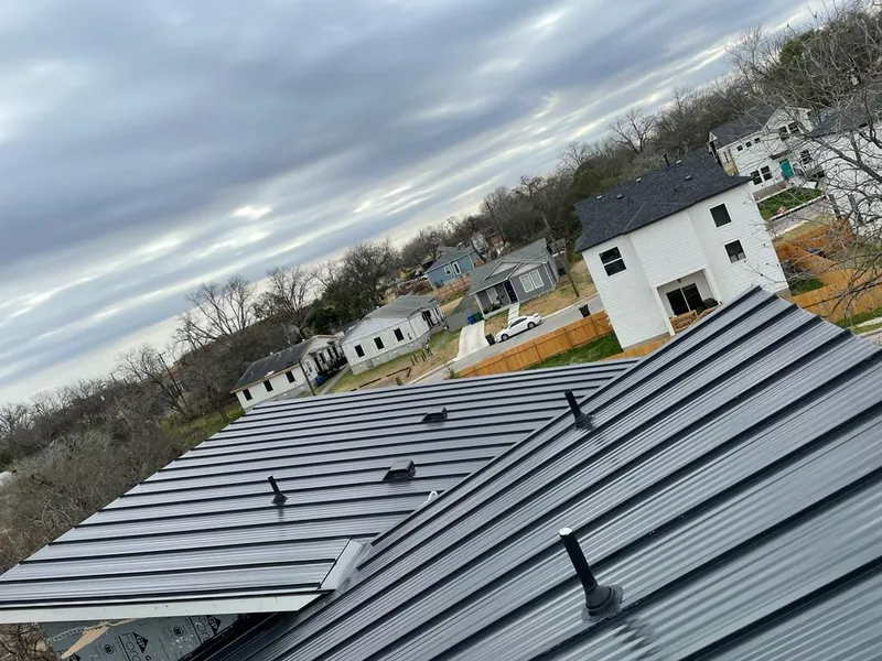 Standing seam metal roof panels with vents for Skylight Repair in Neenah
